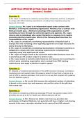 AHIP Final UPDATED ACTUAL Exam Questions and CORRECT&NewLine;Answers &vert; Accurate