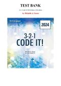Test Bank for 3-2-1 Code It&excl; 2024 Edition&comma; 12th Edition by Michelle Green&comma; Chapter 1-20 &vert; All Chapters