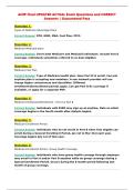 AHIP Final UPDATED ACTUAL Exam Questions and CORRECT&NewLine;Answers &vert; Verified&NewLine;