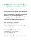 BIO 101 Exam 1 Questions and Correct Answers with Rationales &vert; New 2026-2027 Update