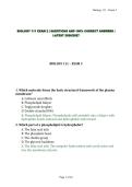 &NewLine;BIOLOGY 111 EXAM 2 &vert; QUESTIONS AND 100&percnt; CORRECT ANSWERS &vert; LATEST 2026&sol;2027&NewLine;