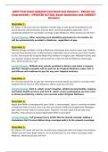 AHIP Final Exam Updated Test Bank and Answers &ndash; Edition &lpar;A&plus;&NewLine;Guaranteed&rpar; &vert; UPDATED ACTUAL Exam Questions and CORRECT&NewLine;Answers