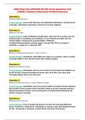 AHIP Final Test UPDATED ACTUAL Exam Questions and&NewLine;CORRECT Answers &lpar;Real Exam Verified Answers&rpar;