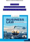 Solution manual for business law today the essentials text and summarized cases 13th edition by roger leroy miller