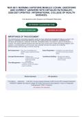 NUR 2811 Nursing Capstone Module 3 Exam &vert; 100 Questions and Correct Answers with Detailed Rationales  & Why the Other Answers Are Wrong & References  &vert; 2026&sol;2027 Updated &vert; International College of Health Sciences&period;