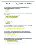 ATI Pharmacology NGN Exam 2023 &ndash; Study Guide
