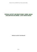 PHYSICAL ACTIVITY AND HEALTH EXAM 1 UIOWA &vert; VERIFIED EXAM QUESTIONS AND ANSWERS - LATEST VERSION 2026&sol;2027&NewLine;&NewLine;