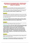 AHIP Medicare Training Final Exam Q&A &vert; UPDATED ACTUAL&NewLine;Exam Questions and CORRECT Answers &vert; Latest Verified&NewLine;Answers &vert; A&plus; Study Pack