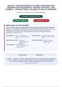 NUR 2811 Capstone Module 6 Exam &vert; Questions and Answers with Rationales  & Why the Other Answers Are Wrong & References &vert; 2026&sol;2027 Updated &vert; 100&percnt; Correct - International College of Health Sciences