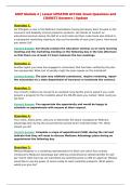 AHIP Module 4 &vert; Latest UPDATED ACTUAL Exam Questions and&NewLine;CORRECT Answers &vert; Update