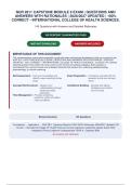 NUR 2811 Capstone Module 9 Exam &vert; Questions and Answers with Rationales  & Why the Other Answers Are Wrong & References  &vert; 2026&sol;2027 Updated &vert; 100&percnt; Correct - International College of Health Sciences
