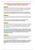 AHIP Modules 1&ndash;5 &vert; Actual UPDATED ACTUAL Exam Questions&NewLine;and CORRECT Answers &vert; Update &vert; 100&percnt; Correct