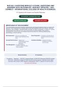 NUR 2811 Capstone Module 10 Exam &vert; Questions and Answers with Rationales  & Why the Other Answers Are Wrong & References  &vert; 2026&sol;2027 Updated &vert; 100&percnt; Correct - International College of Health Sciences