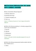 BMTCN EXAM PREPARATION TEST BANK&NewLine;WITH CORRECT ANSWERS