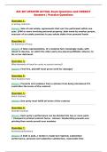 AIC 301 UPDATED ACTUAL Exam Questions and CORRECT&NewLine;Answers &vert; Practice Questions&NewLine;