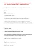 Pass CCRN test bank EXAM &lpar;updated 2026&rpar; Questions & Answers &vert; With 100&percnt; Correct Answers graded A&plus; Guaranteed Success&excl;&excl;&NewLine;