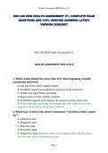 BSN 246 HESI HEALTH ASSESSMENT V1 &vert; COMPLETE EXAM QUESTIONS AND 100&percnt; VERIFIED ANSWERS LATEST VERSION 2026&sol;2027