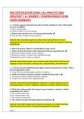 RBS CERTIFICATION EXAM &vert; ALL PRACTICE Q&A &NewLine;2026&sol;2027 &vert; A&plus; GRADED &vert; COMPREHENSIVE EXAM &NewLine;GUIDE 2026&2027