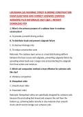 LOUISIANA &lpar;LA&rpar; HIGHWAY&comma; STREET & BRIDGE CONSTRUCTION EXAM QUESTIONS AND CORRECT ANSWERS &lpar;VERIFIED ANSWERS&rpar; PLUS RATIONALES 2027 Q&A &vert; INSTANT DOWNLOAD PDF
