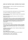 MGSC 487 GAFFNEY EXAM 1 VERIFIED STUDY GUIDE