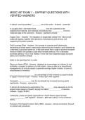 MGSC 487 EXAM 1 &ndash; GAFFNEY QUESTIONS WITH VERIFIED ANSWERS