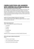 CMSRN Exam Study Guide&colon; Practice Questions and Answer Explanations