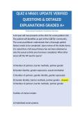 QUIZ 6 NR601 UPDATE VERIFIED QUESTIONS & DETAILED EXPLANATIONS GRADED A&plus;