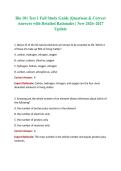 Bio 101 Test 1 Full Study Guide &vert;Questions & Correct Answers with Detailed Rationales &vert; New 2026&ndash;2027 Update 