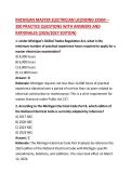 MICHIGAN MASTER ELECTRICIAN LICENSING EXAM &ndash; 200 PRACTICE QUESTIONS WITH ANSWERS AND RATIONALES &lpar;2026&sol;2027 EDITION&rpar;