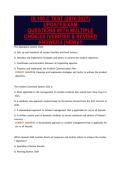 IS 100&period;C TEST &lpar;2026&sol;2027&rpar;&NewLine;UPDATE&vert;EXAM&NewLine;QUESTIONS WITH MULTIPLE&NewLine;CHOICES &vert;VERIFIED & REVISED&NewLine;ANSWERS &lpar;NEW&rpar;&excl;&excl;&excl;