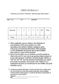 CHEM 14D Midterm 2 Exam KEY &vert; Questions and Answers &vert; UCLA