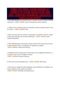 FEMA 700 FINAL EXAM GRADE A&plus;&NewLine;COMPLETE EXAM QUESTIONS AND&NewLine;100&percnt; VERIFIED ANSWERS &lpar;2026&sol;2027&rpar;&NewLine;PASS GUARANTEE
