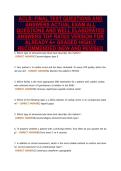 ACLS&colon; FINAL TEST QUESTIONS AND&NewLine;ANSWERS ACTUAL EXAM ALL&NewLine;QUESTIONS AND WELL ELABORATED&NewLine;ANSWERS TOP RATED VERSION FOR&NewLine;ALREADY A&plus; GRADED HIGHLY&NewLine;RECOMMENDED &vert;NEW AND REVISED
