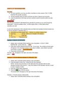 Lessons notes