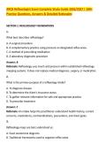 ARCB Reflexologist Exam Complete Study Guide 2026&sol;2027 &vert; 500&plus; &NewLine;Practice Questions&comma; Answers & Detailed Rationales 