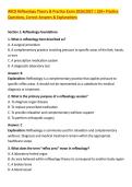 ARCB Reflexology Theory & Practice Exam 2026&sol;2027 &vert; 250&plus; Practice &NewLine;Questions&comma; Correct Answers & Explanations 