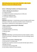 ARCB Reflexology Exam Study Guide 2026&sol;2027 &vert; 300&plus; Practice &NewLine;Questions&comma; Answers & Certification Review 