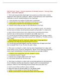 NUR 265 Test 1 Exam &vert; Practice Questions & Detailed Answers &vert; Nursing Study Guide &vert; 2026&sol;2027 Updated&period;