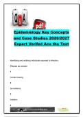 Epidemiology Key Concepts & Case Studies 2026&sol;2027 &ndash; 30&plus; Questions & Answers&comma; Incidence&comma; Prevalence&comma; Surveillance & Disease Outbreaks