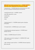 NURS 660 Psychopharmacology Exam 1 &vert; NEWEST VERSION &vert;&NewLine;UPDATED ACTUAL QUESTIONS AND VERIFIED ANSWERS