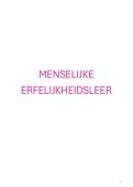 Samenvatting menselijke erfelijkheidsleer 