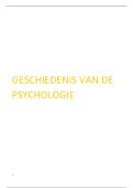 Samenvatting geschiedenis van de psychologie 