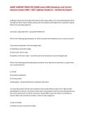AANP AGPCNP PRACTICE EXAM Latest 2026 Questions and Correct Answers &lpar;Latest 2026 &sol; 2027 Update&rpar; Graded A&plus; Verified by Experts&NewLine;