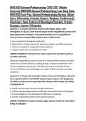 NURS 6501 Advanced Pathophysiology 2026&sol;2027 &vert; Walden University NURS 6501 Advanced Pathophysiology Exam Study Guide&comma; NURS 6501 Exam Prep&comma; Advanced Pathophysiology Nursing&comma; Cellular Injury&comma; Inflammation&comma; Immunity&comma; Genetics&comma; Neoplasia&comma; Cardiovascular&comma; Resp