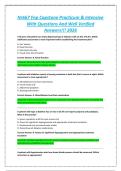 Nr667 Fnp Capstone Practicum & Intensive&NewLine;With Questions And Well Verified&NewLine;Answers&excl;&excl;&excl; 2026
