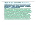APEA Pre-Predictor 2026 &vert; APEA Pre-Predictor Exam Study Guide&comma; FNP & AGPCNP Nurse Practitioner Practice Questions and Answers&comma; Clinical Assessment&comma; Diagnosis&comma; Pharmacology&comma; Primary Care Management&comma; Certification Exam Prep & Detailed Rationales
