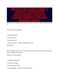 DMI PRACTICE EXAM ATTEMPT 1&NewLine;&lpar;2026&sol;2027&rpar; UPDATE&vert;EXAM&NewLine;QUESTIONS WITH MULTIPLE&NewLine;CHOICES &vert;VERIFIED & REVISED&NewLine;ANSWERS &lpar;NEW&rpar;&excl;&excl;&excl;
