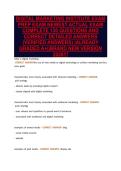 DIGITAL MARKETING INSTITUTE EXAM&NewLine;PREP EXAM NEWEST ACTUAL EXAM&NewLine;COMPLETE 130 QUESTIONS AND&NewLine;CORRECT DETAILED ANSWERS&NewLine;&lpar;VERIFIED ANSWERS&rpar; &vert;ALREADY&NewLine;GRADED A&plus;&vert;&vert;BRAND NEW VERSION&NewLine;2026&excl;&excl;&excl;