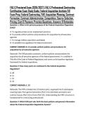 FAC-C Proctored Exam 2026&sol;2027 &vert; FAC-C Professional Contracting Certification Exam Study Guide&comma; Federal Acquisition Institute FAI Exam Prep&comma; Federal Contracting&comma; FAR&comma; Acquisition Planning&comma; Contract Formation&comma; Contract Administration&comma; Competition&comma; Source S