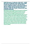 NAMS Menopause Certification 2026&sol;2027 &vert; NAMS Menopause Certification Exam&comma; MSCP Study Guide&comma; Practice Questions & Answers&comma; The Menopause Society Certified Practitioner&comma; Menopause & Midlife Women&rsquo;s Health&comma; Hormone Therapy&comma; Vasomotor Symptoms&comma; GSM&comma; Bone He